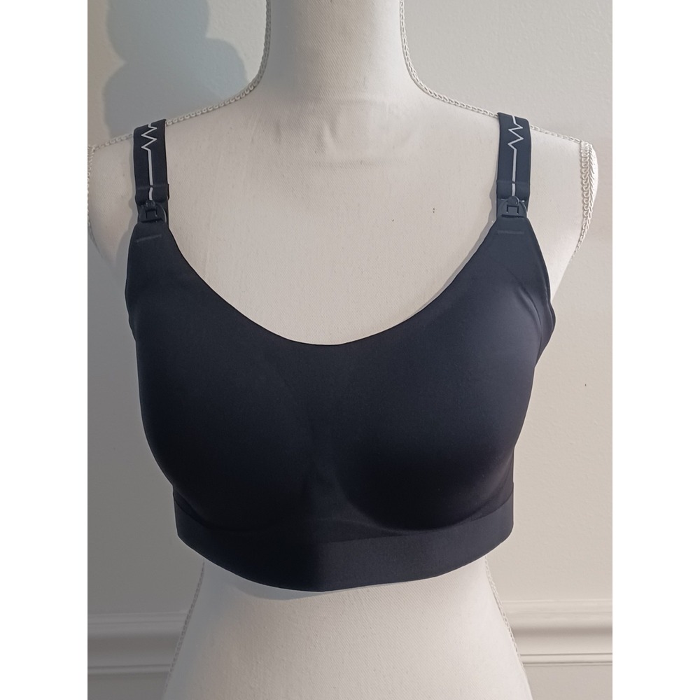 Momcozy Nursing‎ Pumping Black Women's Bra Size Large NWT